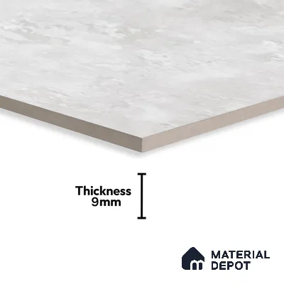 Silver Marble Floor & Wall Tile TL 07459 Gravier Royal Sigma Silver 4 ft x 2 ft Vitrified High Gloss Finish - 9 mm | Seamless 5 | Suitable for Living Room, Bedroom, Bathroom