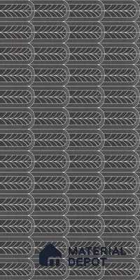 Black Highlighter Wall Tile TL 07441 C Prestige Royal Stonex Nero Zoi Lust 4 ft x 2 ft Vitrified Punch Finish - 9 mm |  Suitable for Living Room, Bedroom, Bathroom