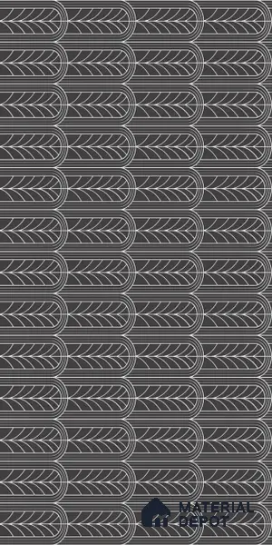 Black Highlighter Wall Tile TL 07441 C Prestige Royal Stonex Nero Zoi Lust 4 ft x 2 ft Vitrified Punch Finish - 9 mm |  Suitable for Living Room, Bedroom, Bathroom