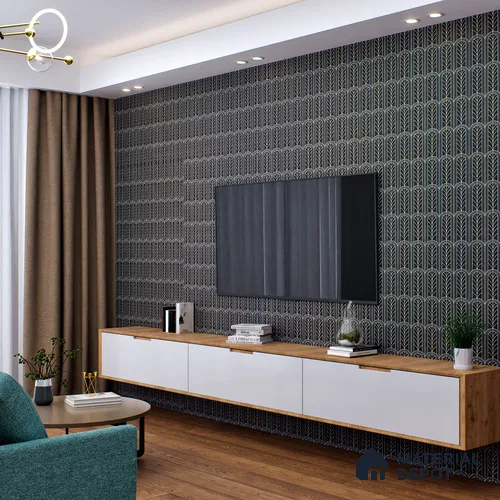 Black Highlighter Wall Tile TL 07441 C Prestige Royal Stonex Nero Zoi Lust 4 ft x 2 ft Vitrified Punch Finish - 9 mm | Suitable For Bathroom, Accent/Feature Wall, Dining Area