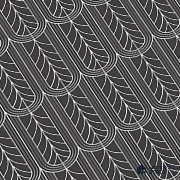 Black Highlighter Wall Tile TL 07441 C Prestige Royal Stonex Nero Zoi Lust 4 ft x 2 ft Vitrified Punch Finish - 9 mm |  Suitable for Living Room, Bedroom, Bathroom