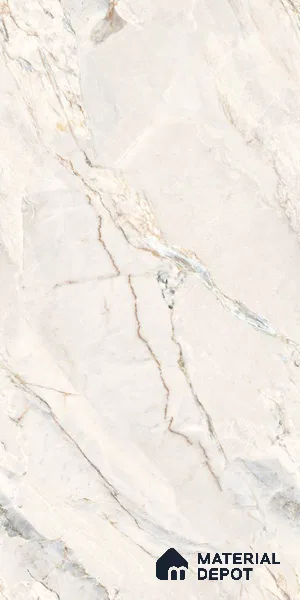 Marble Look Wall & Floor Tile TL 10413 SGH Pearl Argenta 4 ft x 2 ft Matte Finish Vitrified Tile - 9 mm | Suitable For living Room, Bedroom, Bathroom