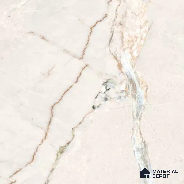 Marble Look Wall & Floor Tile TL 10413 SGH Pearl Argenta 4 ft x 2 ft Matte Finish Vitrified Tile - 9 mm | Suitable For living Room, Bedroom, Bathroom