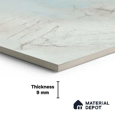 Marble Wall & Floor Tile TL 10428 Gress Cool Vitro 4 ft x 2 ft Glue Matte Finish Vitrified Tile - 9 mm | Suitable For Living Room, Bedroom, Bathroom