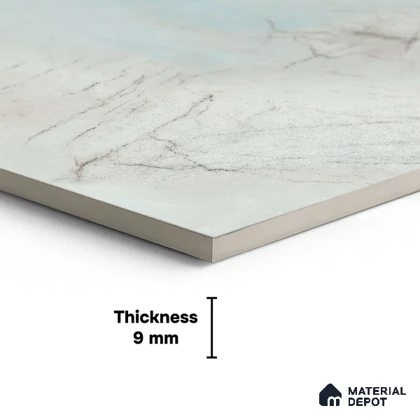 Marble Wall & Floor Tile TL 10428 Gress Cool Vitro 4 ft x 2 ft Glue Matte Finish Vitrified Tile - 9 mm | Suitable For Living Room, Bedroom, Bathroom