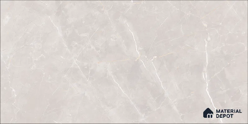Marble Floor & Wall TL 12683 Crema Marfile 4 ft x 2 ft Glossy Finish Vitrified Tile - 9 mm | 4 Random Design