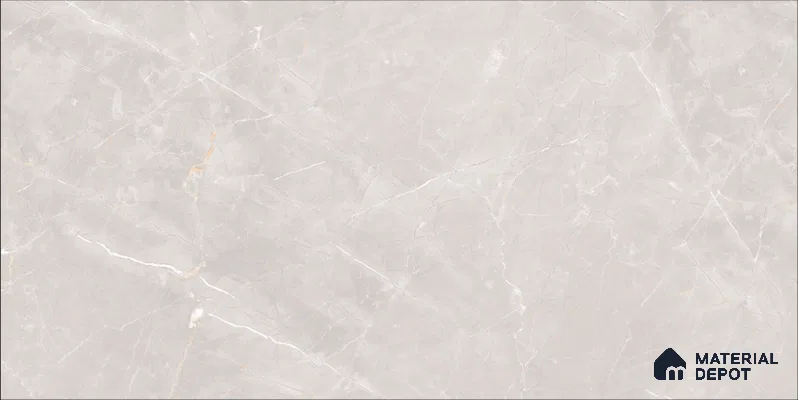 Marble Floor & Wall TL 12683 Crema Marfile 4 ft x 2 ft Glossy Finish Vitrified Tile - 9 mm | 4 Random Design
