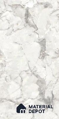 Marble Look Floor Tile TL 10422 Harmony Bianco Endless 4 ft x 2 ft Glossy Finish Vitrified Tile - 9 mm | Suitable For living Room, Bedroom, Bathroom