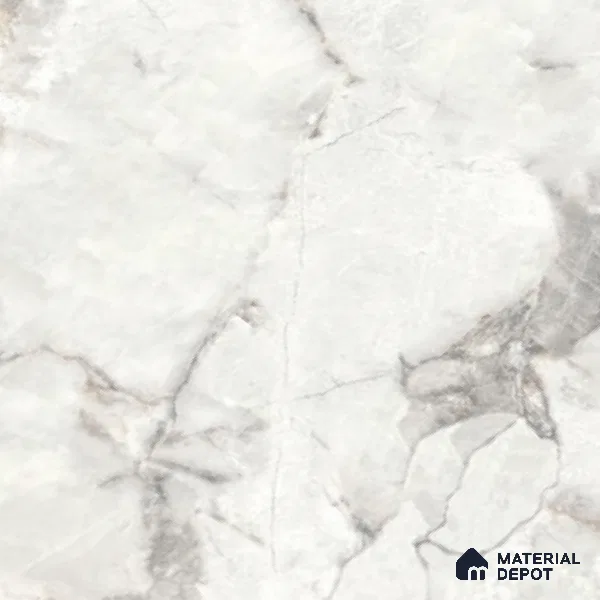 Marble Look Floor Tile TL 10422 Harmony Bianco Endless 4 ft x 2 ft Glossy Finish Vitrified Tile - 9 mm | Suitable For living Room, Bedroom, Bathroom