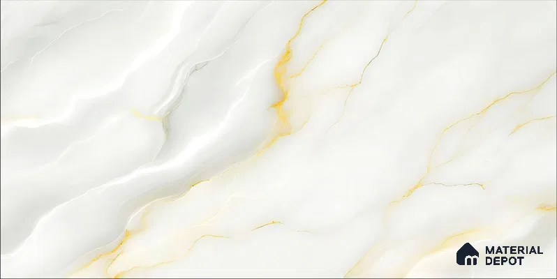 Marble Floor & Wall TL 12693 Blanco Macael 4 ft x 2 ft Glossy Finish Vitrified Tile - 9 mm | 4 Random Design