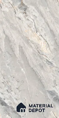 Marble Look Wall Tile TL 10547 Argenta Grey 4 ft x 2 ft Glossy Finish Vitrified Tile - 9 mm | Suitable For living Room, Bedroom, Bathroom