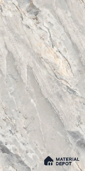 Marble Look Wall Tile TL 10547 Argenta Grey 4 ft x 2 ft Glossy Finish Vitrified Tile - 9 mm | Suitable For living Room, Bedroom, Bathroom