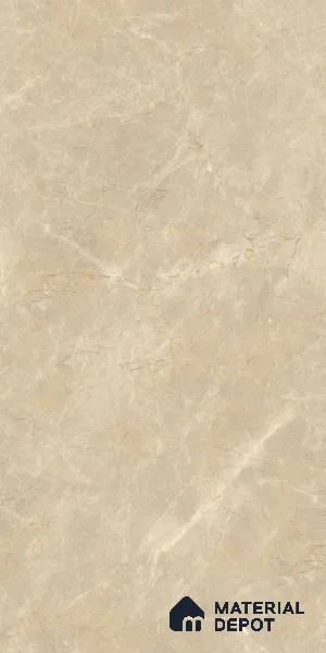 Marble Look Floor Tile TL 10424 Dior Thunder Endless 4 ft x 2 ft Glossy Finish Vitrified Tile - 9 mm | Suitable For living Room, Bedroom, Bathroom