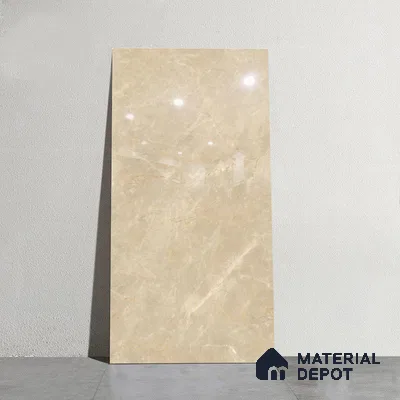 Marble Look Floor Tile TL 10424 Dior Thunder Endless 4 ft x 2 ft Glossy Finish Vitrified Tile - 9 mm | Suitable For living Room, Bedroom, Bathroom