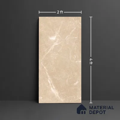 Marble Look Wall Tile TL 10570 SHG Craft Emil Thunder 4 ft x 2 ft Matte Finish Vitrified Tile - 9 mm | Suitable For living Room, Bedroom, Bathroom