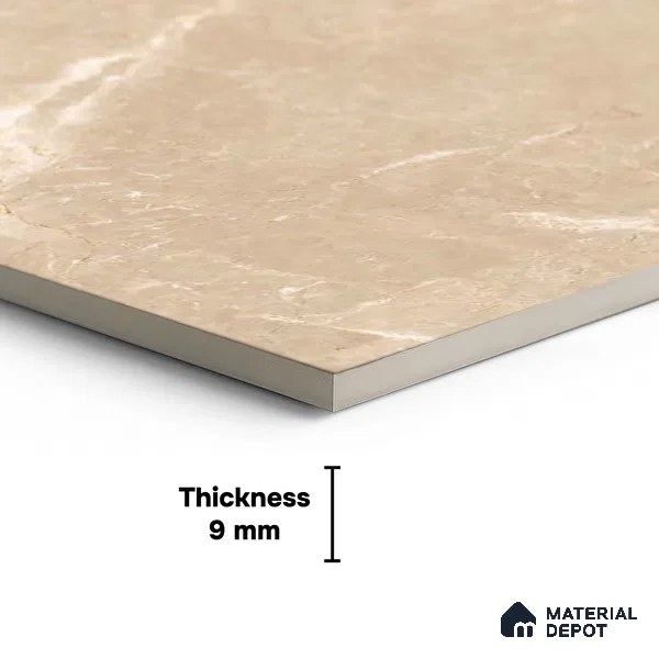 Marble Look Wall Tile TL 10570 SHG Craft Emil Thunder 4 ft x 2 ft Matte Finish Vitrified Tile - 9 mm | Suitable For living Room, Bedroom, Bathroom