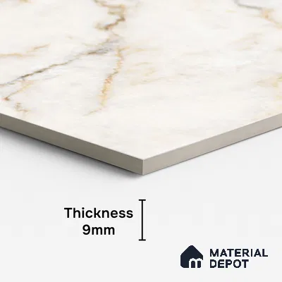 Marble Look Wall Tile TL 10555 SGH Craft Claret Beige 4 ft x 2 ft Matte Finish Vitrified Tile - 9 mm | Suitable For living Room, Bedroom, Bathroom