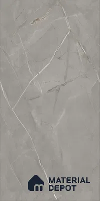 Marble Floor & Wall TL 12685 B Bardiglio Nuvolato 4 ft x 2 ft Glossy Finish Vitrified Tile - 9 mm | 4 Random Design