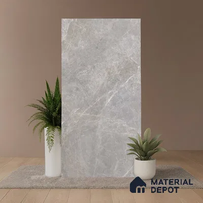 Marble Look Wall Tile TL 10565 Craft Decota Choco 4 ft x 2 ft Matte Finish Vitrified Tile - 9 mm | Suitable For living Room, Bedroom, Bathroom