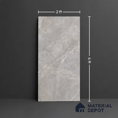 Marble Look Wall Tile TL 10565 Craft Decota Choco 4 ft x 2 ft Matte Finish Vitrified Tile - 9 mm | Suitable For living Room, Bedroom, Bathroom