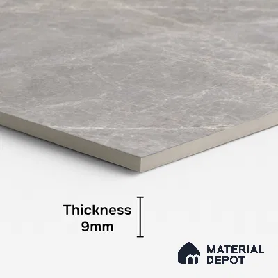 Marble Look Wall Tile TL 10565 Craft Decota Choco 4 ft x 2 ft Matte Finish Vitrified Tile - 9 mm | Suitable For living Room, Bedroom, Bathroom