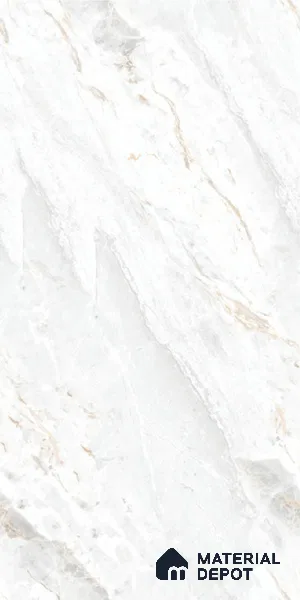 Marble Look Wall Tile TL 10562 Craft Midox Blanco 4 ft x 2 ft Matte Finish Vitrified Tile - 9 mm | Suitable For living Room, Bedroom, Bathroom