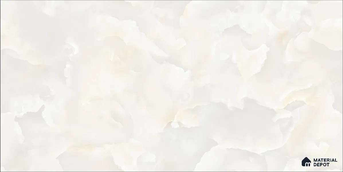 Marble Floor & Wall TL 12687 Statuario Venetian 4 ft x 2 ft Glossy Finish Vitrified Tile - 9 mm | 4 Random Design