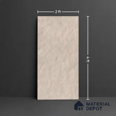 Cement Look Wall & Floor Tile TL 10560 Taco Hola 4 ft x 2 ft Matte Finish Vitrified Tile - 9 mm | Suitable For living Room, Bedroom, Bathroom | Random Designs
