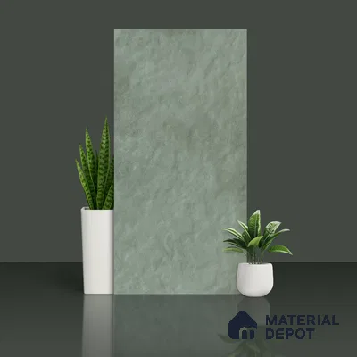 Stone Look Wall & Floor Tile TL 10561 Taco Verde 4 ft x 2 ft Matte Finish Vitrified Tile - 9 mm | Suitable For living Room, Bedroom, Bathroom | Random Designs