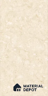 Marble Floor & Wall TL 12692 Diana Royal Beige 4 ft x 2 ft Glossy Finish Vitrified Tile - 9 mm | 4 Random Design