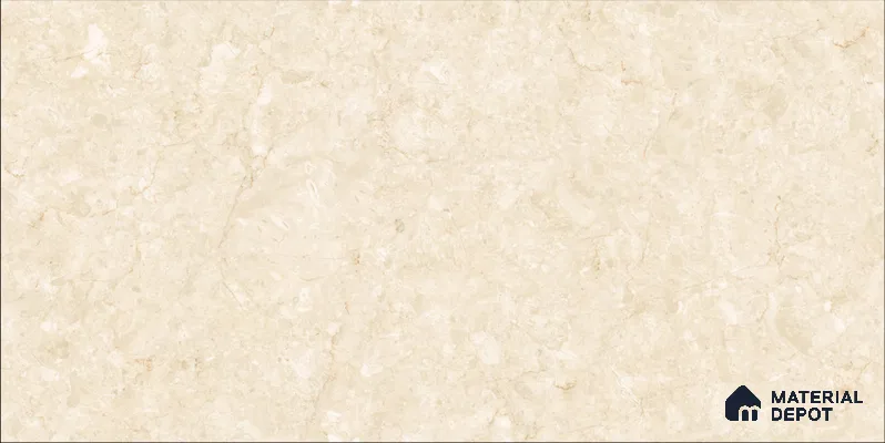 Marble Floor & Wall TL 12692 Diana Royal Beige 4 ft x 2 ft Glossy Finish Vitrified Tile - 9 mm | 4 Random Design
