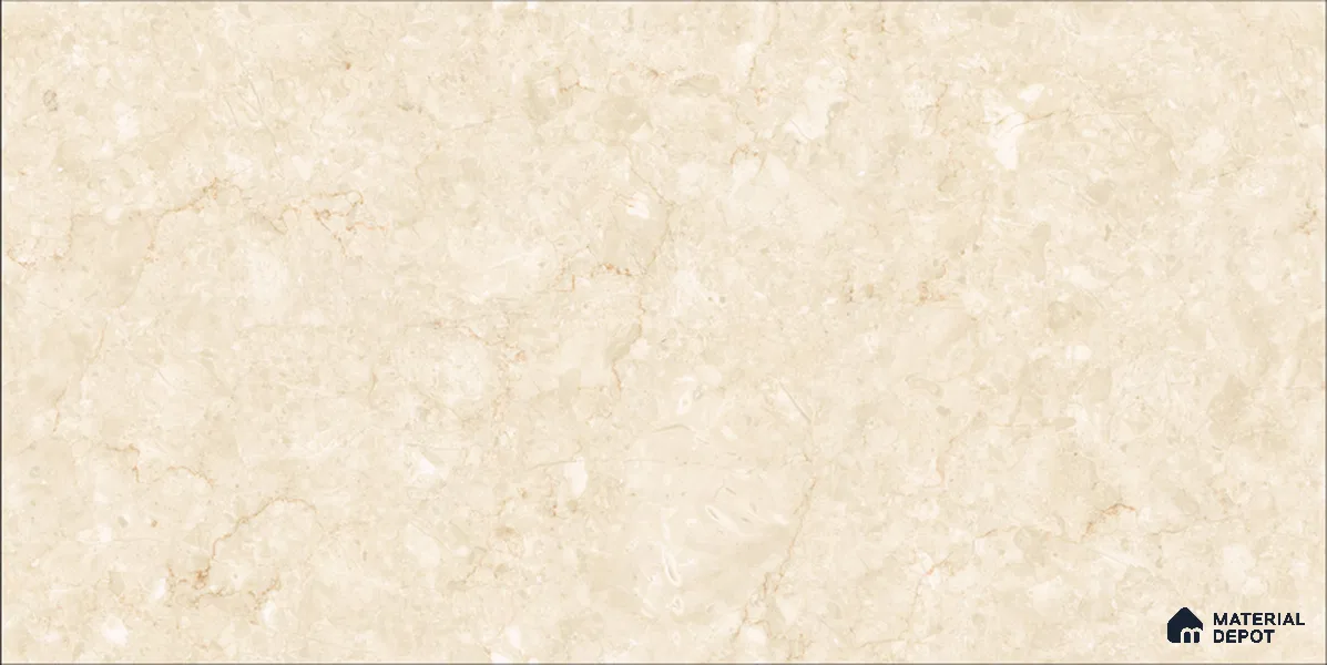 Marble Floor & Wall TL 12692 Diana Royal Beige 4 ft x 2 ft Glossy Finish Vitrified Tile - 9 mm | 4 Random Design