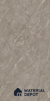 Marble Floor & Wall TL 12690 C Fior di Bosco Grey 4 ft x 2 ft Glossy Finish Vitrified Tile - 9 mm | 4 Random Design