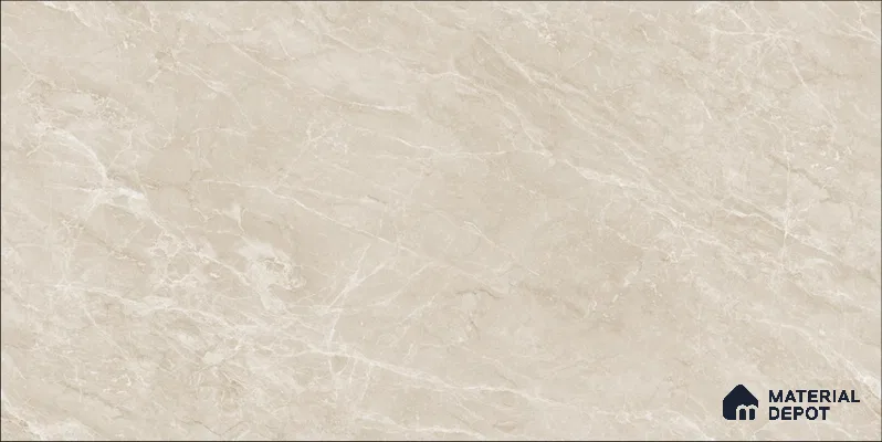 Marble Floor & Wall TL 12690 D Sahara Beige 4 ft x 2 ft Glossy Finish Vitrified Tile - 9 mm | 4 Random Design