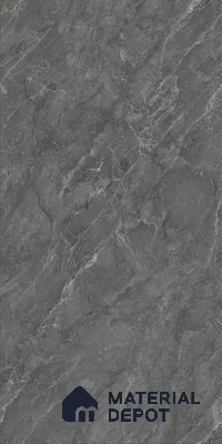 Marble Floor & Wall TL 12690 B Nero Marquina 4 ft x 2 ft Glossy Finish Vitrified Tile - 9 mm | 4 Random Design
