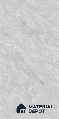 Marble Floor & Wall TL 12681 Silver Shadow 4 ft x 2 ft Glossy Finish Vitrified Tile - 9 mm | 4 Random Design