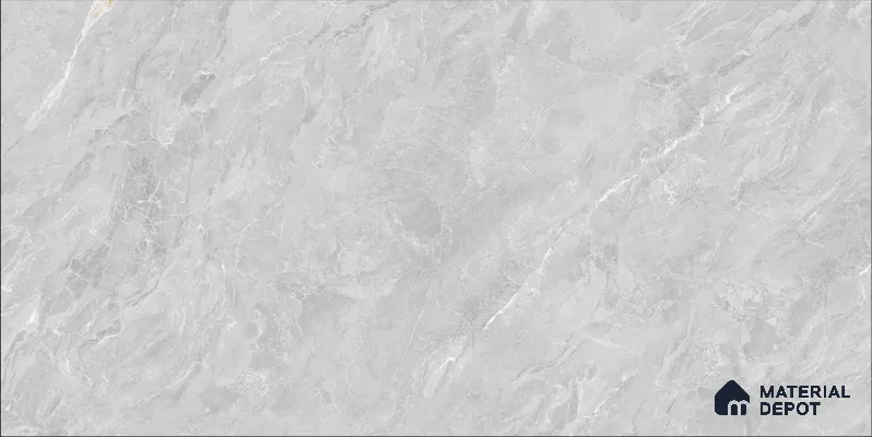 Marble Floor & Wall TL 12681 Silver Shadow 4 ft x 2 ft Glossy Finish Vitrified Tile - 9 mm | 4 Random Design
