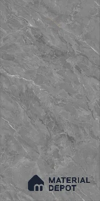 Marble Floor & Wall TL 12681 B Pietra Grey 4 ft x 2 ft Glossy Finish Vitrified Tile - 9 mm | 4 Random Design