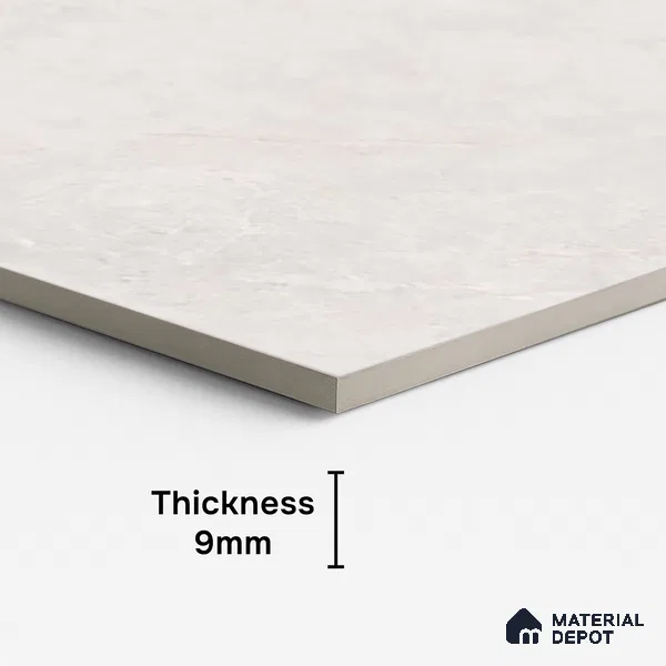 Marble Floor & Wall Tile TL 10259 B Venice Silver Endless 4 ft x 2 ft Glossy Finish Vitrified Tile - 9 mm | Suitable For living Room, Bedroom, Bathroom