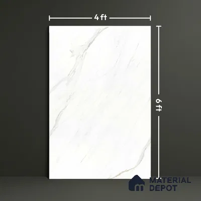 TL 10161 B Satvario Saga 4 ft x 6 ft Glossy Finish PGVT Vitrified Tile - 15 mm | Adhesive and Spacers Must be Used During Installation