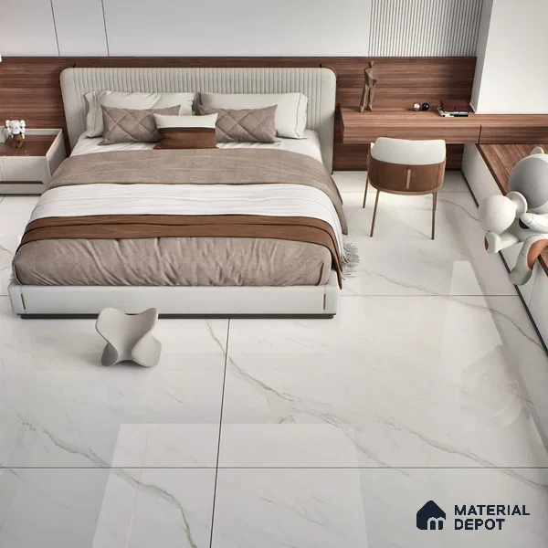 TL 10161 B Satvario Saga 4 ft x 6 ft Glossy Finish PGVT Vitrified Tile - 15 mm | Adhesive and Spacers Must be Used During Installation