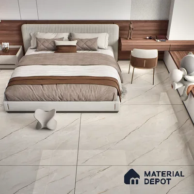 TL 10134 Fame Crema 6 ft x 4 ft Glossy Finish PGVT Vitrified Tile - 9 mm | Adhesive and Spacers Must be Used During Installation