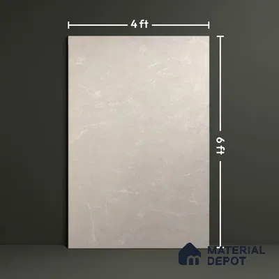 TL 10155 6 ft x 4 ft Glossy Finish PGVT Vitrified Tile - 9 mm | Adhesive and Spacers Must be Used During Installation