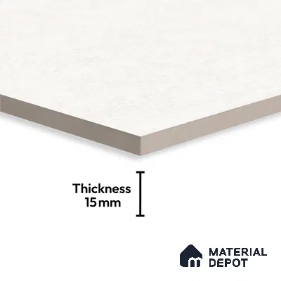 Marble Floor Large Format Tile TL 10076 Atlantice White 6 ft x 4 ft Glossy Finish Vitrified Colorbody Tile - 15 mm | Suitable for Living Room, Bedroom & Bathroom | Adhesive and Spacers Must be Used During Installation