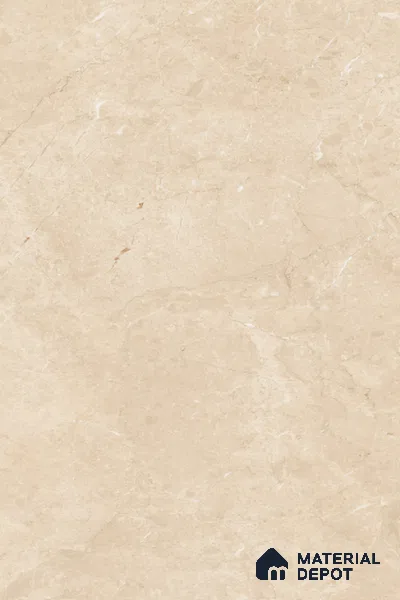 Marble Floor Large Format Tile TL 10077 Chicago Beige 6 ft x 4 ft Glossy Finish Vitrified Colorbody Tile - 15 mm | Suitable for Living Room, Bedroom & Bathroom | Adhesive and Spacers Must be Used During Installation