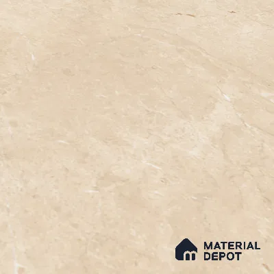 Marble Floor Large Format Tile TL 10077 Chicago Beige 6 ft x 4 ft Glossy Finish Vitrified Colorbody Tile - 15 mm | Suitable for Living Room, Bedroom & Bathroom | Adhesive and Spacers Must be Used During Installation