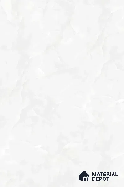 Marble Floor Large Format Tile TL 10074 Miami White 6 ft x 4 ft Glossy Finish Vitrified Colorbody Tile - 15 mm | Suitable for Living Room, Bedroom & Bathroom | Adhesive and Spacers Must be Used During Installation