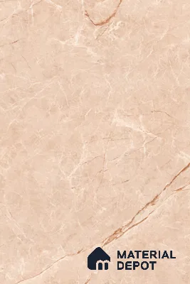 Marble Floor Large Format Tile TL 10078 Prestige Crema 6 ft x 4 ft Glossy Finish Vitrified Colorbody Tile - 15 mm | Suitable for Living Room, Bedroom & Bathroom | Adhesive and Spacers Must be Used During Installation