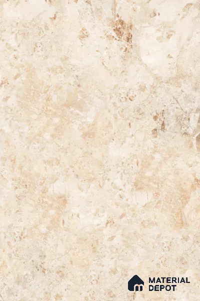Marble Floor Large Format Tile TL 10217 Breccia Natural 6 ft x 4 ft Glossy Finish Vitrified Colorbody Tile - 15 mm | Suitable for Living Room, Bedroom & Bathroom | Adhesive and Spacers Must be Used During Installation
