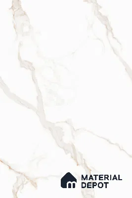 White Marble Floor & Wall Tile TL 09041 Grande Statuario Seville Endless 6 ft x 4 ft Glossy Finish Vitrified Large Format Tile - 9 mm | Random 4 | Suitable for Living Room, Bedroom, Bathroom | Adhesive and Spacers Must be Used During Installation